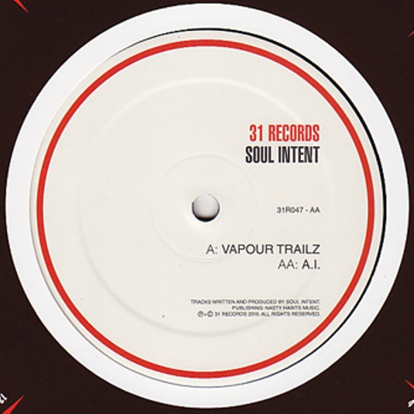 Soul Intent - Vapour Trailz / A.I. - Vinyl Record 12" image 1