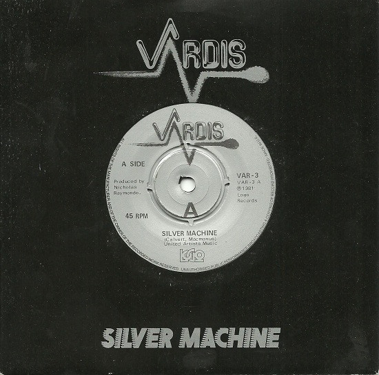 Vardis - Silver Machine - Used Vinyl Record 7" image 1