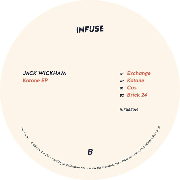 Jack Wickham - Kotone EP - Vinyl Record 12" image 1
