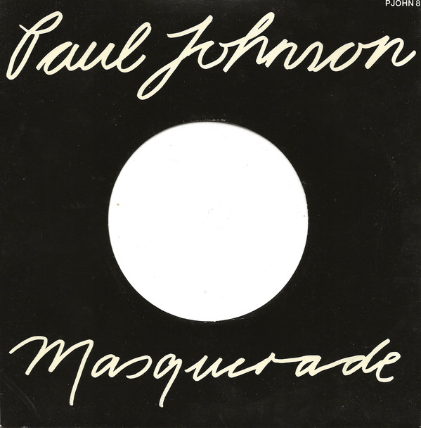 Paul Johnson - Masquerade - Used Vinyl Record 7" image 1