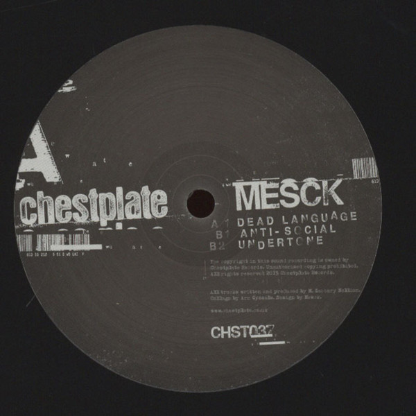 Mesck - Dead Language EP - Vinyl Record 12" image 1
