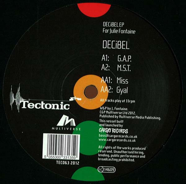 Decibel - EP - Vinyl Record 12" image 1