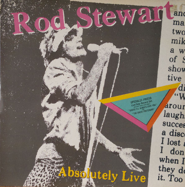 Rod Stewart - Absolutely Live - Used Vinyl Record image 1