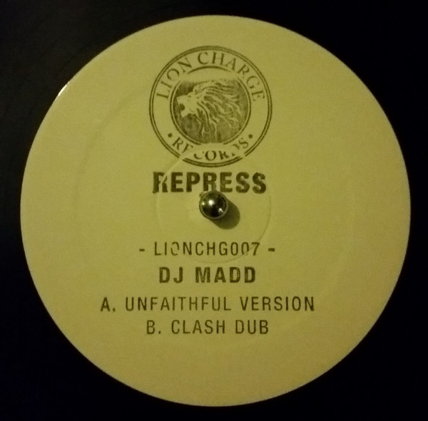 DJ Madd - Unfaithful Version / Clash Dub - Vinyl Record 12" image 1