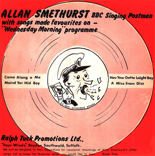 Allan Smethurst - Come Along A Me - Used Vinyl Record 7" image 1