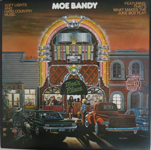 Moe Bandy - Soft Lights And Hard Country Music - Used Vinyl Record image 1