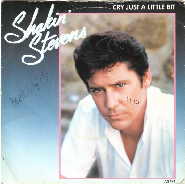 Shakin' Stevens - Cry Just A Little Bit - Used Vinyl Record 7" image 1