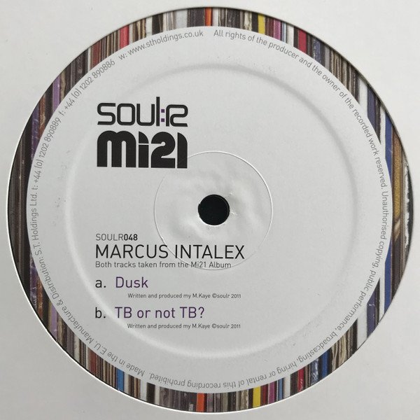 Marcus Intalex - Dusk / TB Or Not TB? - Vinyl Record 12" image 1