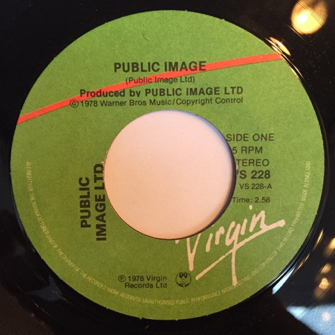 Public Image Limited - Public Image - Used Vinyl Record 7" image 1