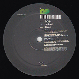 Joe - Untitled / Digest - Used Vinyl Record 12" image 1