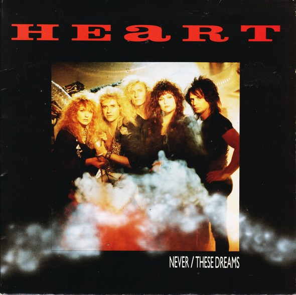 Heart - Never / These Dreams - Used Vinyl Record 7" image 1