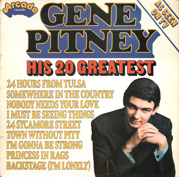 Gene Pitney - His 20 Greatest - Used Vinyl Record image 1