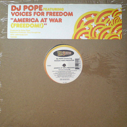 DJ Pope - America At War (Freedom) - Vinyl Record 12" image 1