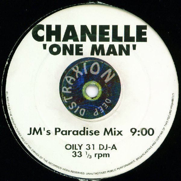 Chanelle - One Man - Used Vinyl Record 12" image 1
