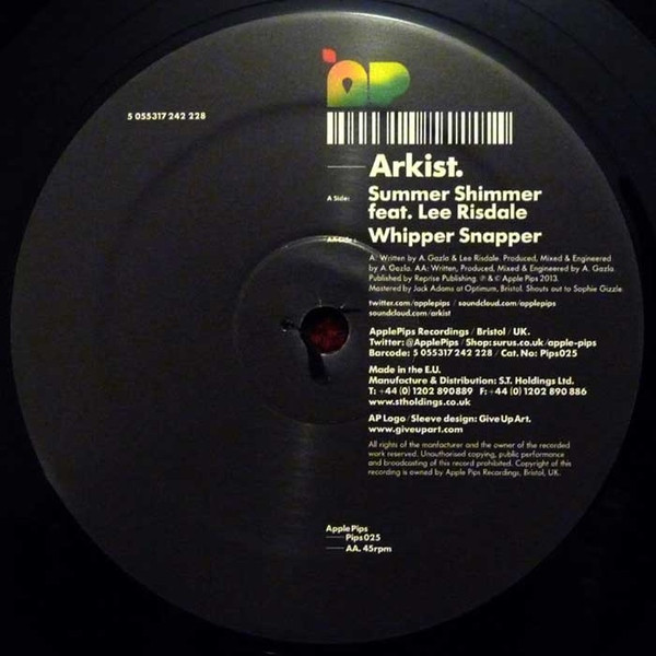 Arkist - Summer Shimmer - Vinyl Record 12" image 1