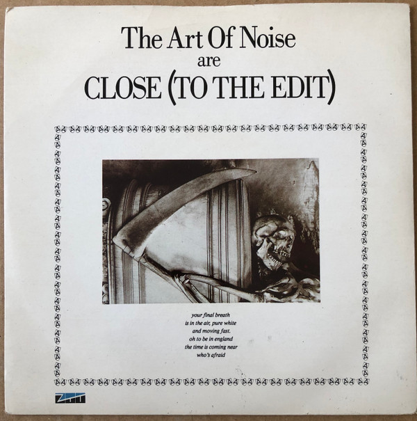 Art Of Noise - Close (To The Edit) - Used Vinyl Record 7" image 1