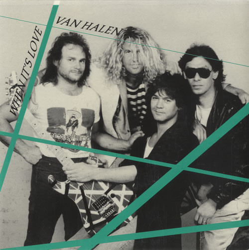 Van Halen - When It's Love - Used Vinyl Record 7" image 1