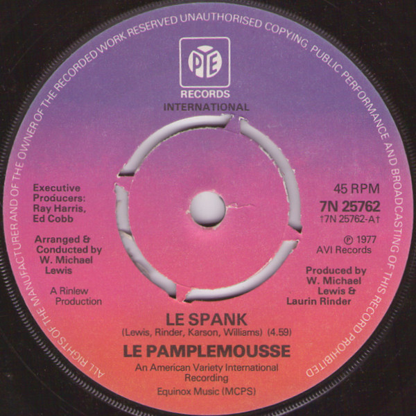 Le Pamplemousse - Le Spank - Used Vinyl Record 7" image 1