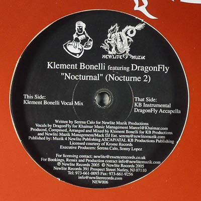 Klement Bonelli - Nocturnal (Nocturne 2) - Used Vinyl Record 12" image 1