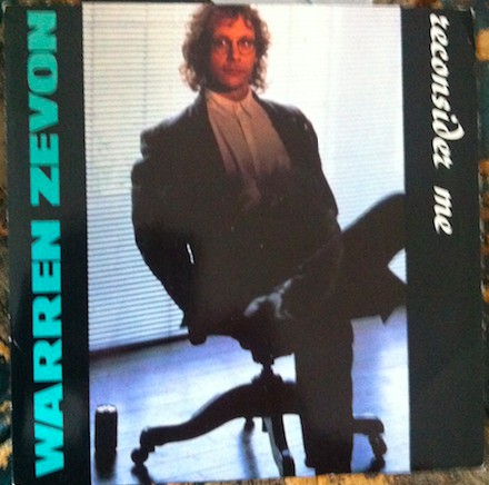 Warren Zevon - Reconsider Me - Used Vinyl Record 7" image 1
