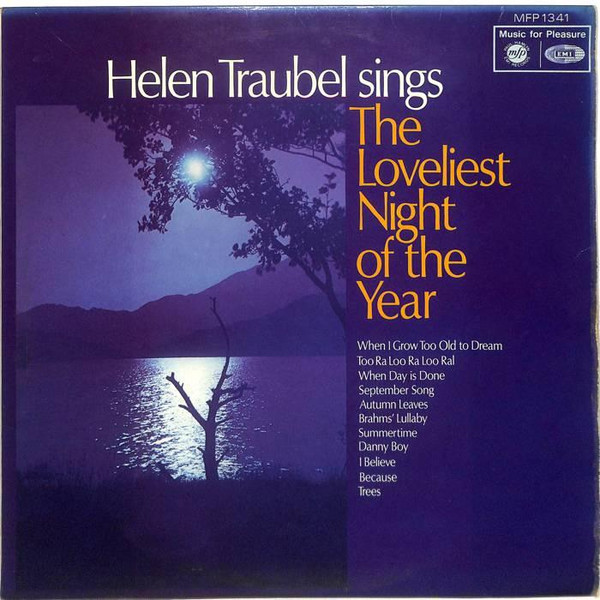 Helen Traubel - Loveliest Night Of The Year - Used Vinyl Record image 1