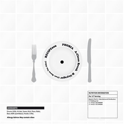 Phobia - Clean Break / Voyager (Ft Baron Von Alias) - Vinyl Record 12 image 1