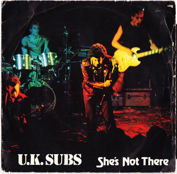 UK Subs - She's Not There - Used Vinyl Record 7" image 1