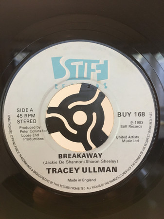 Tracey Ullman - Breakaway - Used Vinyl Record 7" image 1
