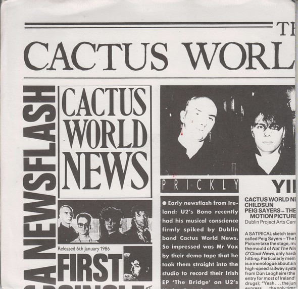 Cactus World News - Years Later - Used Vinyl Record 7" image 1