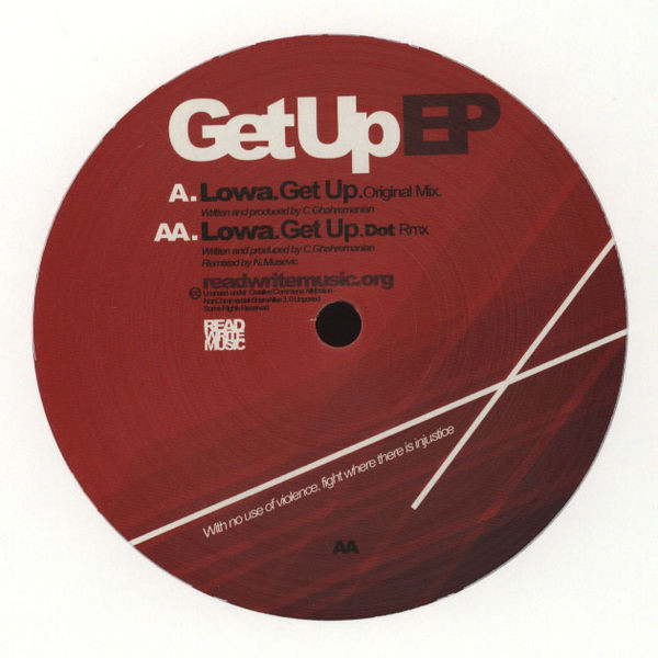 LOWA - Get Up EP - Vinyl Record 12" image 1