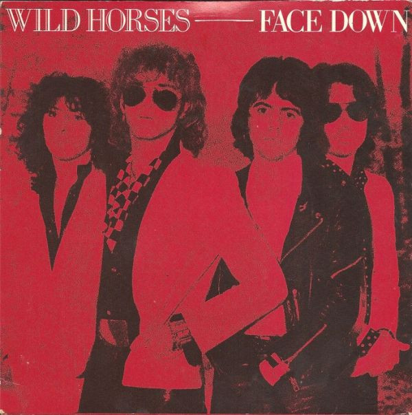 Wild Horses - Face Down - Used Vinyl Record 7" image 1