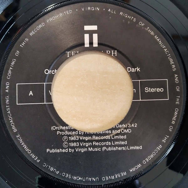 Orchestral Manoeuvre - Genetic Engineering - Used Vinyl Record 7" image 1