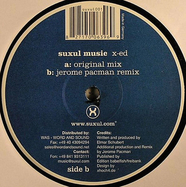 Suxul Music - X-ed - Used Vinyl Record 12" image 1