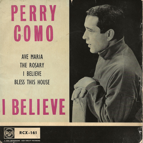Perry Como - I Believe - Used Vinyl Record 7" image 1
