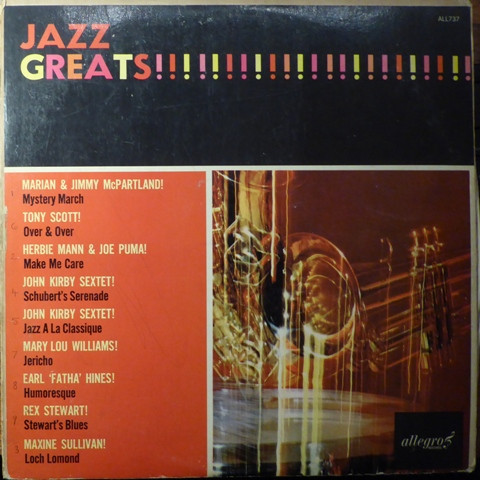 Various - Jazz Greats - Used Vinyl Record image 1