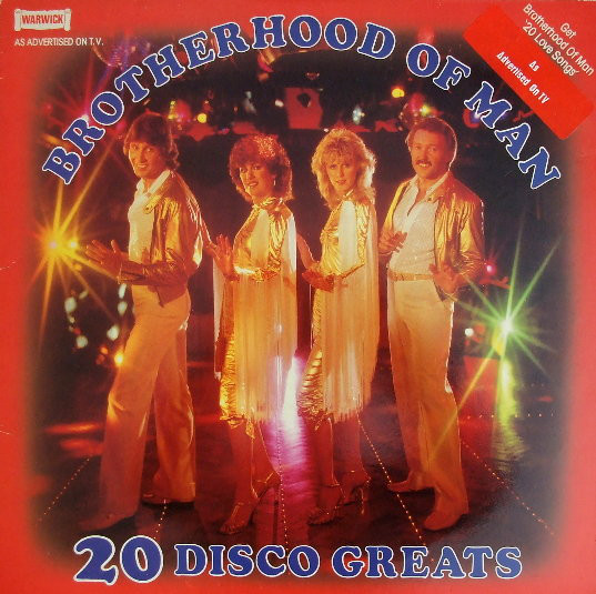 Brotherhood Of Man - 20 Disco Greats - Used Vinyl Record image 1