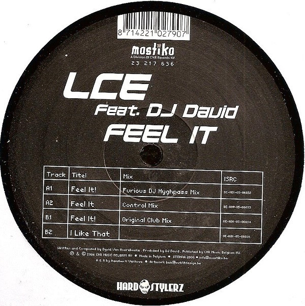 LCE - Feel It - Used Vinyl Record 12" image 1