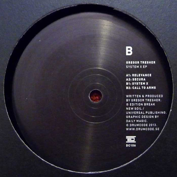Gregor Tresher - System X EP - Vinyl Record 12" image 1