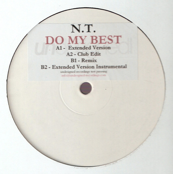 N.T. - Do My Best - Vinyl Record 12" image 1