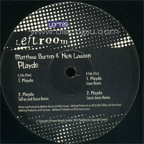 Matthew Burton - Playdo - Vinyl Record 12" image 1
