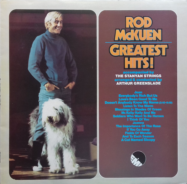 Rod McKuen - Greatest Hits! - Used Vinyl Record image 1