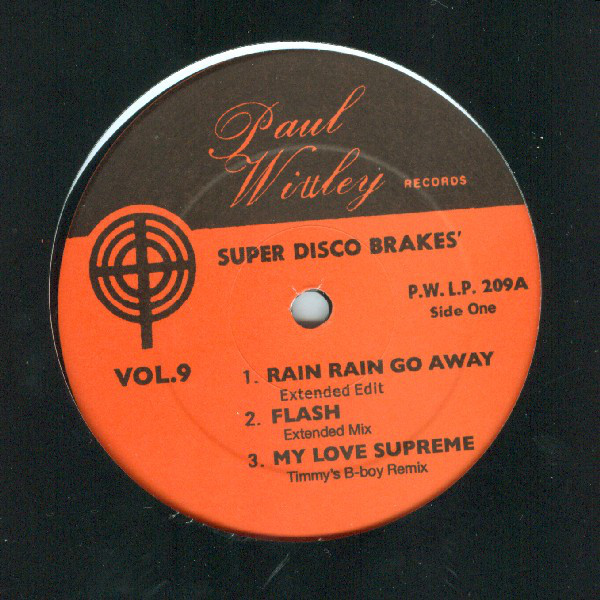 Various - Super Disco Brakes' Vol. 9 - Vinyl Record image 1