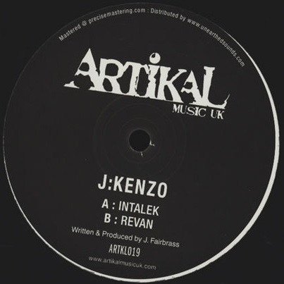 J:Kenzo - Intalek - Vinyl Record 10" image 1