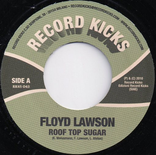Floyd Lawson - Roof Top Sugar / I Ain't Going Nowhere - Vinyl Record image 1