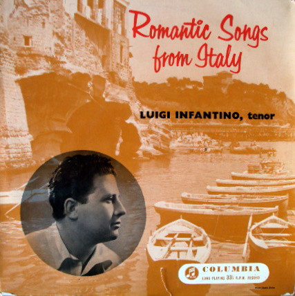 Luigi Infantino - Romantic Songs From Italy - Used Vinyl Record image 1