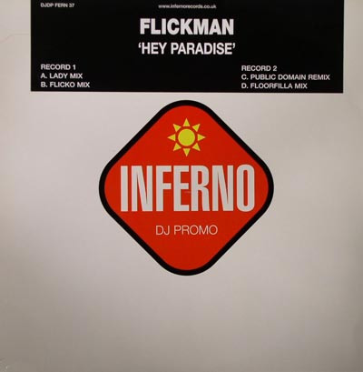 Flickman - Hey Paradise - Used Vinyl Record 12" image 1