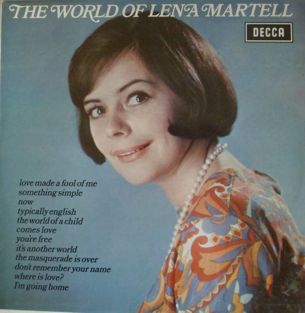 Lena Martell - World Of - Used Vinyl Record image 1
