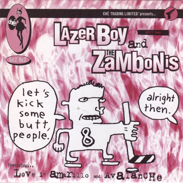 Lazerboy - Love In Amarillo / Avalanche - Used Vinyl Record 7" image 1