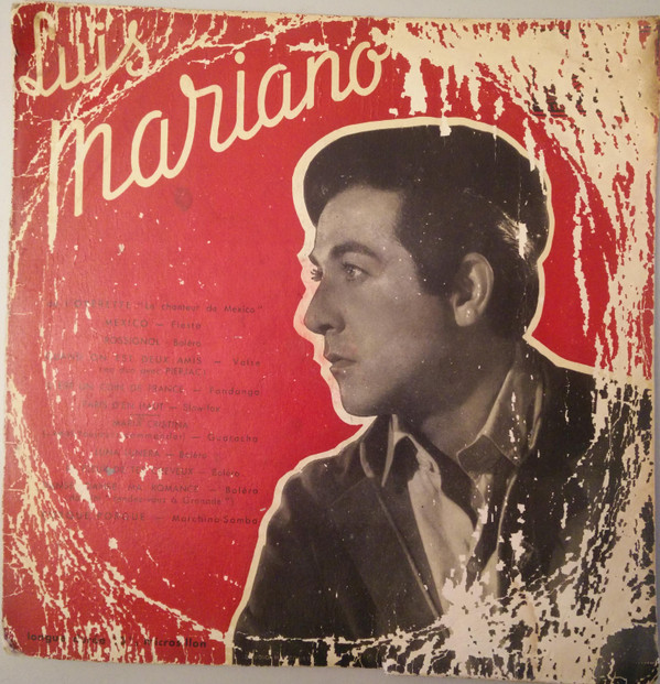 Luis Mariano - De L'operette : "Le Chanteur De Mexico" - Used Vinyl image 1