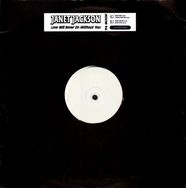 Janet Jackson - Love Will Never Do (Without You) ('96 Mixes) - Used V image 1